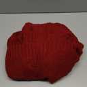 48 Inch Christmas Tree Skirt: Diamond Braided Cable Knit Tree Skirt for 7.5FT Tree, Wine Red Tree Skirt, Vintage Tree Skirts, Rustic Farmhouse Christmas Decorations