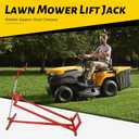 Riding Lawn Mower Lift Jack Telescopic Maintenance Jack with 882 Lbs Weight Capacity, Lawn Mower Lift for Lawn mowers and Garden Tractors with Manual Handle