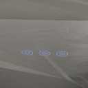 Koonmi 30x36 LED Bathroom Mirror, Backlit + Front Lit, LED Bathroom Mirror with Lights for Wall, 3 Colors, Anti-Fog, Dimmable Brightness, Memory Function, Tempered Glass