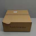 URALFA Lazy Susan Organizers Set of 4, 10"x 9.5"x 4" Corner Cabinet Organizer, Plastic Transparent Kitchen Cabinet Storage Bins with Handle, 4" Deep Container, 1/8 Wedge - Food Safe, BPA Free