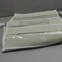 Over The Door Organizer, 5-Tier Extra Large Behind Door Storage with 10 Big Front & 10 Mesh Pockets, 80lb Capacity, Hanging Storage Organizer with Clear Window Kids Toys, Shoes, Diapers, Light Grey