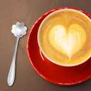 Maitys 16 Pieces Stainless Steel Flower Coffee Spoon Dessert Sugar Ice Cream Stirring Tea Spoon Set for Tableware Kitchen, Cafe or Bar(Silvery)