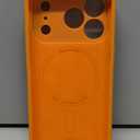 ESR Silicone Case for iPhone 17 Pro, Built-in Camera Stash Stand Compatible with MagSafe, Military-Grade Drop Protection Magnetic Phone Case for iPhone 17 Pro, Cloud Series, Orange