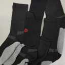 BULLIANT Compression Socks for Men 6Pairs, Athletic Crew Socks Cushioned For Men Sports Running-Arch Support (9-10)