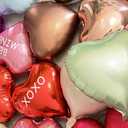 6 x Pink Heart Shaped balloons Pack of 12,18 Inch Love Valentine Balloons Heart Romantic Balloons For Valentines Day Propose Marriage Wedding Bridal Shower Engagement Party Decorations (12 Baby Pink Blue Olive)