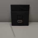 Hleelomi Collapsible File Box with Lid & Plastic Slide - Hanging Document Organizer for Office/Home, 14.96x12.6x10.83 Inch,Decorative Home File Bin,Black, 1 Pack (No Folders Included)