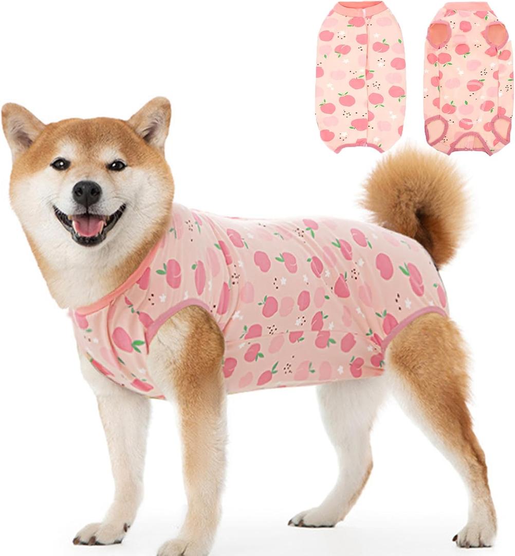 Recovery Suit for Dogs Dog Surgery Suit Female Spay, Dog Surgery Recovery Suit Male Neuter, Breathable Dog Onesie Body Suits to Stop Licking Scratching Wounds for Small Medium Dogs Cone Alternative (X-Large)