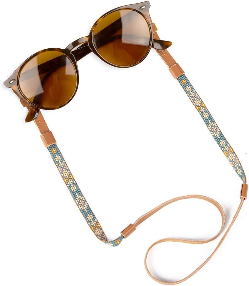 Beaded Glasses Strap - Handmade Multi-Colored Beaded Sunglasses Strap - Cute & Sturdy Eye Glasses Holders Around Neck