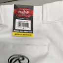 Rawlings Men's Semi-Relaxed Full Length Baseball Pants | Adult Sizes | Solid | (White, M)