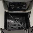 Cuisinart Air Fryer, 2.6-Quart Compact Basket Fryer with 3 Cooking Functions to Air Fry, Roast, and Bake, 3 Airfryer Presets, Dishwasher-Safe Parts, AIR-80, Stainless Steel & Black