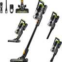 Eureka RapidClean Pro Cordless Vacuum Cleaner for Hard Floors, Lightweight Stick Vacuum LED Headlights, Convenient Stick and Handheld Vac, Green, NEC285GR