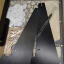 Wedding Guest Book Alternative, Guest Book Signs with Wooden Hearts Guest Book Wedding Reception for Wedding Anniversary Birthday Party Baby Shower (Black)