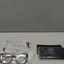 Bifocal Reading Glasses Women Cat Eye Oversized Blue Light Blocking Computer Readers Designer Clear Top Eyewear PT2001