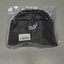 Embroidered Panda Beanies Hats for Men Women Knit Winter Cap, Warm Panda Skull Caps Gifts for Men Women (Black)