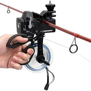 KastKing Kalibrate Fishing Line Spooler & 5 Braid Scissors - W/Line Counter, Patented Accessories, Portable, Compact, for Spinning & Casting Reels - No Line Twist, Fishing Gears Gifts for Men