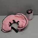 Didopet Soft Inflatable Dog Cone for Surgery Recovery, Protective Dog Donut Collar with Shield to Stop Licking Wounds, 2-in-1 Patented Comfort Blow-Up Collar (Pink, L)