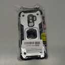 for Samsung Galaxy S9 Plus Case Galaxy S9+ Case Military Grade Shockproof with Kickstand Stand Built-in Magnetic Car Mount Armor Heavy Duty Protective for Galaxy S9 Plus Phone Case (Sliver)