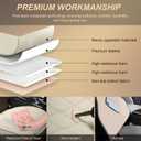 Front Car Seat Covers for Subaru,Leather Waterproof Seat Protector Custom Fit Subaru Outback Forester Crosstrek Impreza Legacy Ascent WRX,2 Pack,Off-White