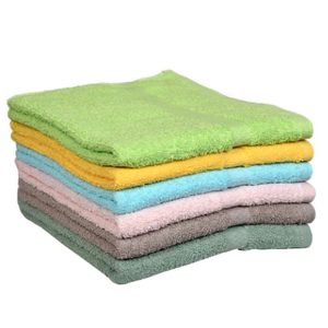 Small and Lightweight Cotton Towels Assorted Pastel Mix 24 x 40 inches Towels (6) Perfect Size for Hair Drying and Small Children