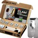 3M CLAW(TM) 25 lb. Drywall Picture Hanger With Spot Markers, Heavyweight Hanging Solution for Room Decor and Office Decor, Including Mirrors or Large Art  5 Pack