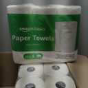 Amazon Basics 2-Ply Flex-Sheets Paper Towels, 12 Basics Rolls = 40 Regular Rolls, Everyday Value with 150 Sheets per Roll