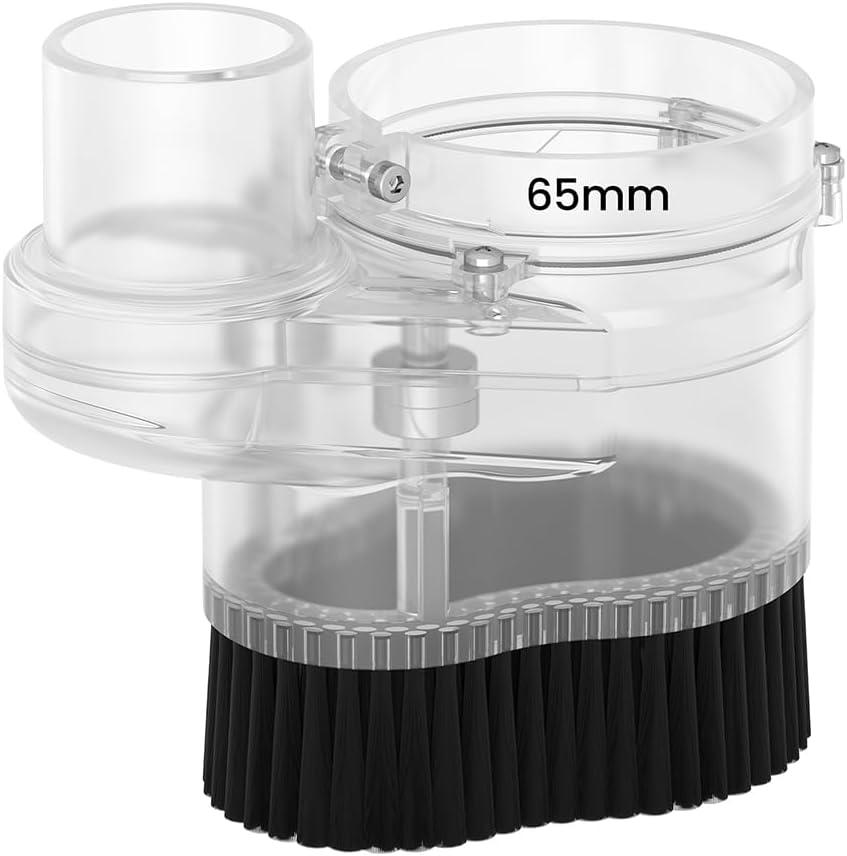 65mm CNC Dust Shoe, Compatible with Most 65mm Spindle Motor Router, Hose Adapter 38mm (1.5)