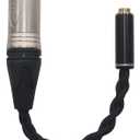 XL4-4 HiFi 4-pin XLR Balanced Male to 4.4mm Trrs Female Balanced Cable, Headphone Audio Adapter. XL4-4