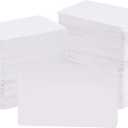 500 Pack 3.35 x 2.12 inches Blank PVC Cards, 15 Mil White CR80 PVC Cards, Graphic Premium Blank Cards, Compatible with Most Printers
