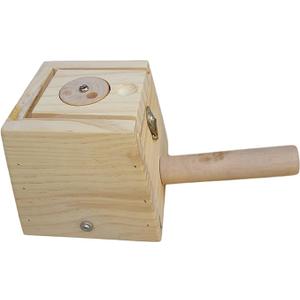 Tera Herbs Pine Healing Small Box with Handle 艾灸盒 for Moxa Moxibustion Therapy
