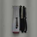 Victorinox 6.7233.6 Swiss Classic Steak Knife Set Ideal for Slicing a Wide Variety of Steak Cuts Serrated Blade in Black, Set of 6