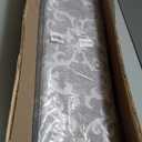 PURE ERA Cushioned Stair Mat, Non-Slip Stair Treads, 8" x 30" Staircase Step Treads Foam Stair Pads, Tape Free Durable Stair Treads for Wooden Steps Wahsable, Easy to Clean (2 Pieces, Light Gray Flower)