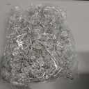 Riceshoot 4 Pieces Christmas Ice Wire Clear Garland with Light Wire Acrylic Crystal Garland Faux Diamond Beaded String Christmas Tree Ornaments Holiday Party Decoration (Irregular Cube)