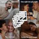 VUSH 100 Couple Games Challenge Cards with Scratch Offs Date Night Ideas, Conversation Cards for Couples, Romantic Relationship Card Game & Sex Games for Couples