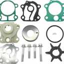 6H3W0078 Water Pump Impeller Kit for Yamaha Outboard Marine 50 60 70 HP Motors 6H3-W0078-00-00