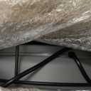 Jvgoo Heated Bird Bath for Deck Railing, Powerful 100W Thermostatically Controlled Heated Bird Baths for Outdoors for Winter, Heated Birdbath Water Heater for Outside Garden Yard Patio Lawn (Grey)