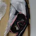 Snorkeling Gear for Adults, Snorkel Set Scuba Diving mask Dry-Top, Adult Swimming Goggles with Nose Cover, HD Tempered Glass Panoramic Anti-Leak Anti-Fog (Black+Pink)