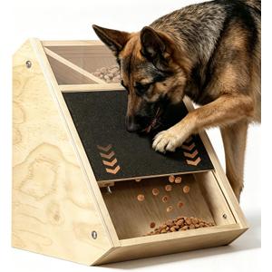 Dog Scratch Pad For Nails With Treats And 2 Sandpaper Sheets | Dog Nail Scratch Board With Treat Dispenser, Quiet Design, Interactive Toy And Slow Feeder