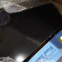 Standard Wood Toilet Seat, Black - 17 Inch - Fits All Standard Size Fixtures - Easy to Install Fantasia by Achim Home Decor