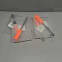 4 x Golf Grip Tape Remover Tool, Quick and Easy Graphite/Steel Shaft Tape Stripper Remover Golf Grip Repair Kits for Easily Cleaning and Repairing Golf Handle Grip Golf Gift Kit for Men (Orange)