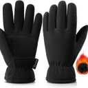 OZERO Winter Gloves for Men & Women, Gray, Size M