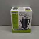 Presto 02815 12-Cup Cordless Coffee Percolator - Stainless Steel, Modern Design, Easy Pour Spout, Stay-Cool Handle, Matte-Black