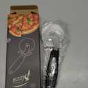 Premium Pizza Cutter, Multi-Purpose Stainless Steel Pizza Cutter Wheel with Non-Slip Soft Touch Handle, Perfect for Cutting Pizza, Dough and Pastry, Dishwasher Safe