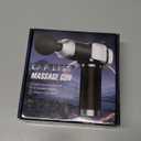 Deep Tissue Massage, Portable Percussion Electric Muscle Massager for Pain Relief, Handheld Massagers with 30 Speeds & 6 Attachments for Back and Neck, Gifts for Men Women (Black)