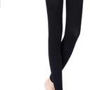 PPXGOGO Compression Socks for Women & Men 20-30 mmHg Thigh High Leg Sleeve Support with Silicone Band for Running, Varicose Veins, Edema, Swelling (Black,XXL)