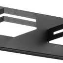 SineRise LED Modern Bathroom Vanity Light Fixtures (2-Light, 15.5-Inch, Dimmable), Matte Black Modern Acrylic Bathroom Wall Lighting Fixtures Over Mirror (Cool White 6000K)