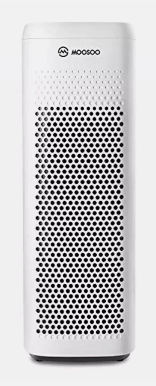 MOOSOO HEPA Air Purifier for Home Air Purifier with H13 HEPA Filter for Bedroom Pet Hair Dander Pollen Smoke Dust Airborne Contaminants Odors Home Air Purifier AC24
