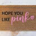 Hope You Like Pink Entry Doormat Outdoor Indoor Entrance Rugs Entryway Indoor Rugs Home Porch Decor Easter Kitchen 16x24 inch
