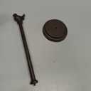 1Pcs Black Iron Bird Paper Towel Holder 13.05" for Toilet and Bathroom Decoration