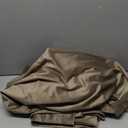 StangH Taupe Velvet Curtains 84 Inches Long, Super Soft Living Room Darkening Window Drapes Neutral Thermal Insulated Panels for Bedroom Sliding Door, W52 x L84, 2 Panels