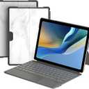 Keyboard Case for Surface Go (3/2/1), Magnetic Detachable, Portable Rechargeable Wireless Bluetooth Keyboard with Touchpad- Grey